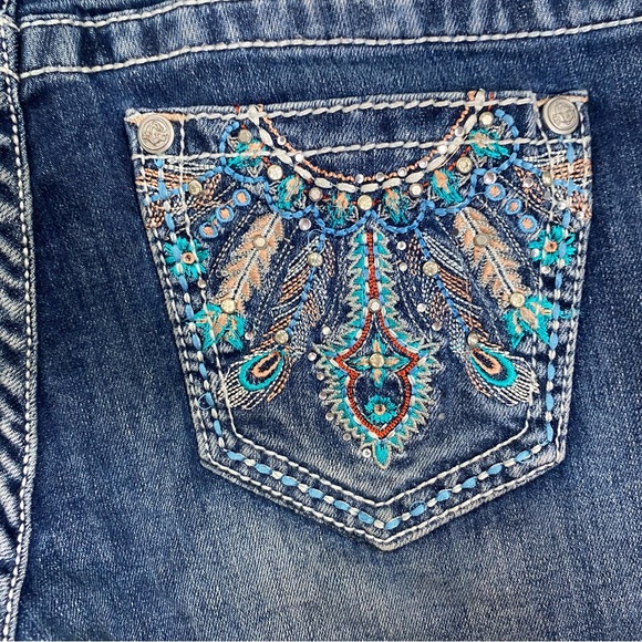 Grace In LA Jean shorts size 29 - Picture 11 of 11